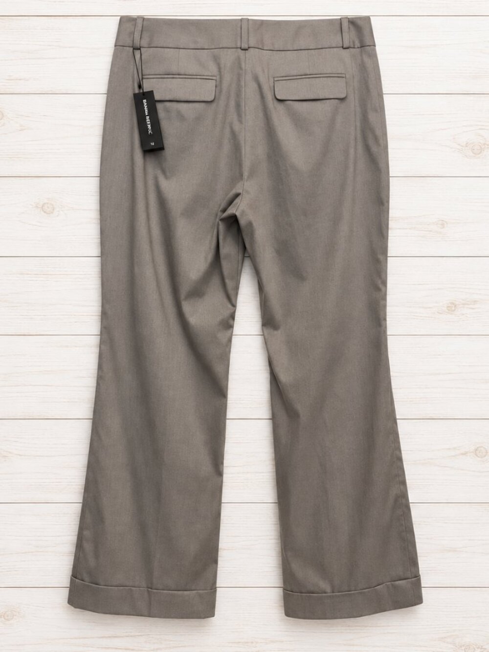 Banana Republic Martin Fit Stretch Dress Pants Women’s Size14 Gray NWT - Picture 2 of 6